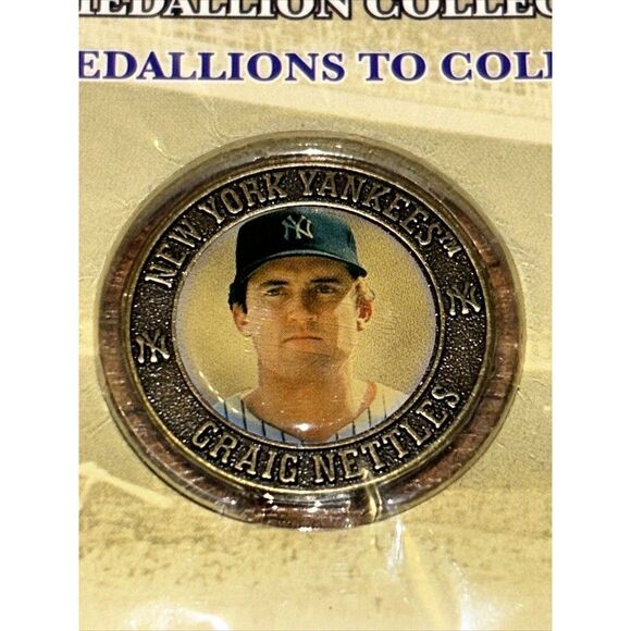 Graig Nettles 2005 New York Yankees NY Post Medallion Coin The Immortals NEW - Picture 2 of 7